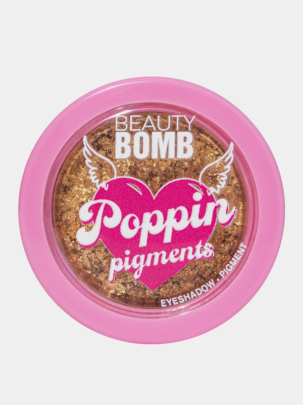 Тени - пигмент Beauty Bomb Poppin pigments, тон 02 - Luchia, золотой, 1,5 г