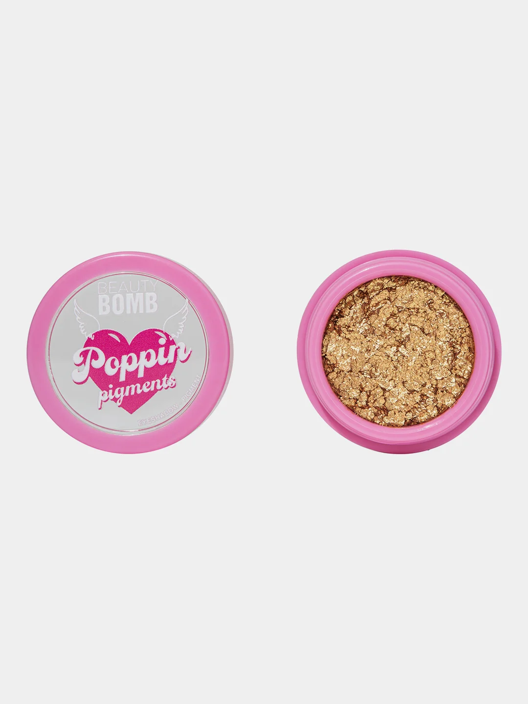 Тени - пигмент Beauty Bomb Poppin pigments, тон 02 - Luchia, золотой, 1,5 г