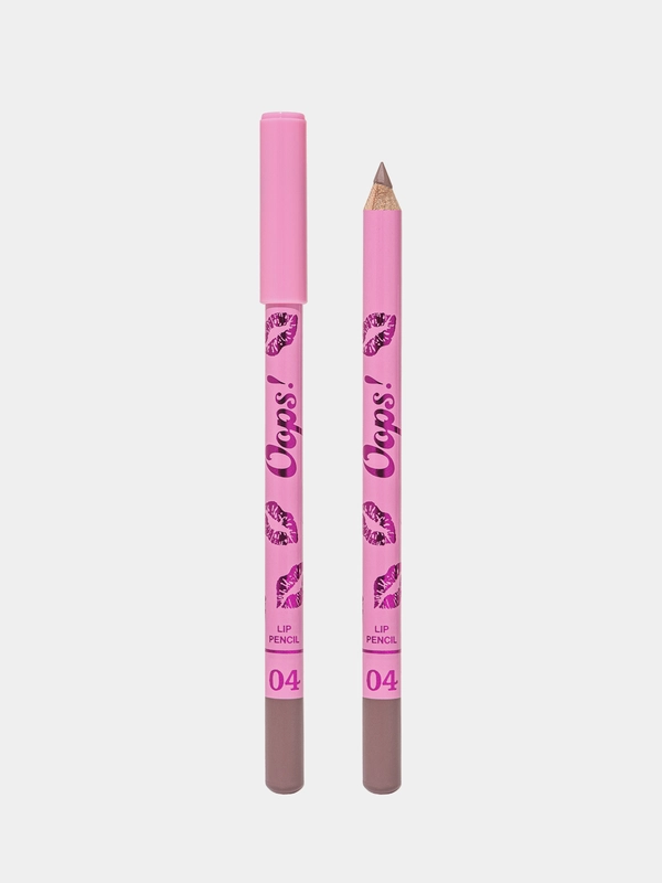 Карандаш для губ Beauty Bomb Oops, тон 04 - Salt Caramel, темно-коричневый, 0,95 г