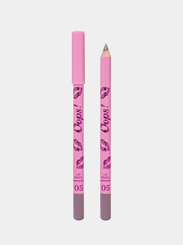 Карандаш для губ Beauty Bomb Oops, тон 05 - Praline Princess, лилово-коричневый, 0,95 г