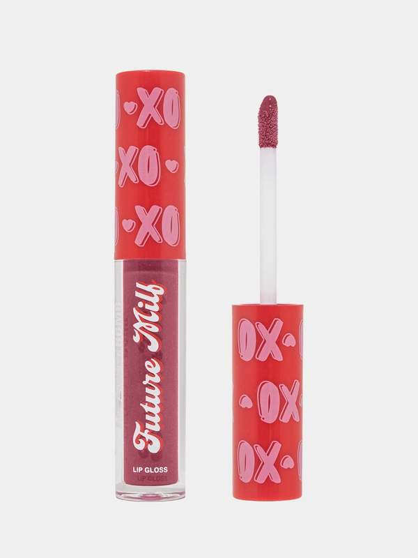 Блеск для губ Beauty Bomb Future milf, тон 01-Purple Glow, фиолетовый с блестками, 2,3 мл