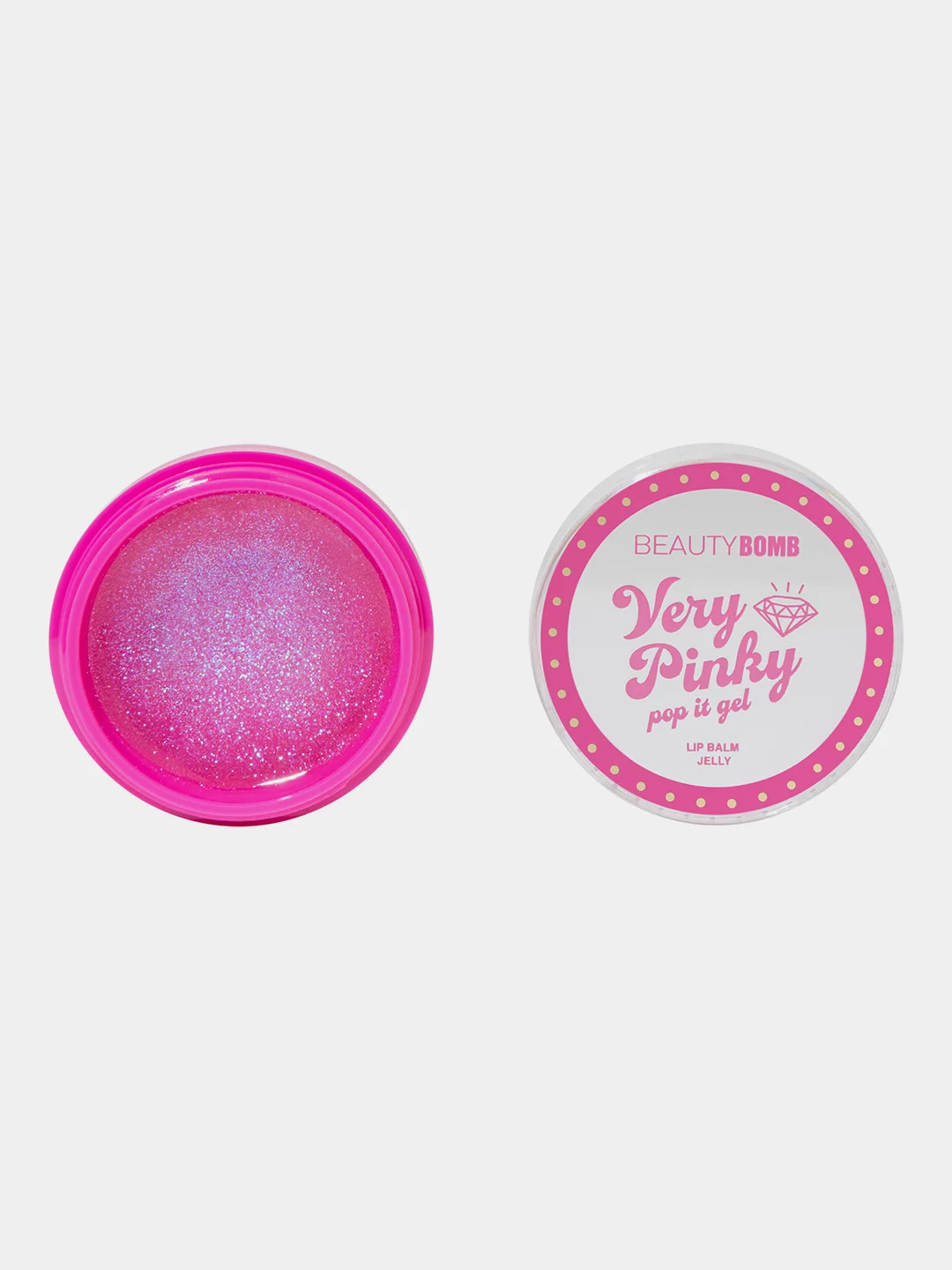 Бальзам-желе для губ Beauty Bomb Very pinky pop it gel, тон 01, 6 г
