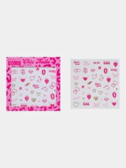 Наклейки для ногтей Beauty Bomb Chic nails, 1 лист
