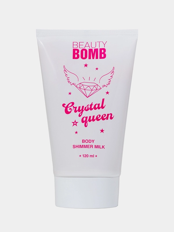 Молочко для тела с сиянием Beauty Bomb Crystal queen, 120 мл