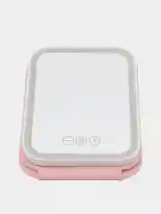 Розовый косметическое зеркало-планшет для макияжа со светодиодной LED подсветкой