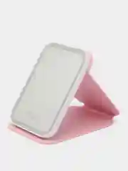 Розовый косметическое зеркало-планшет для макияжа со светодиодной LED подсветкой