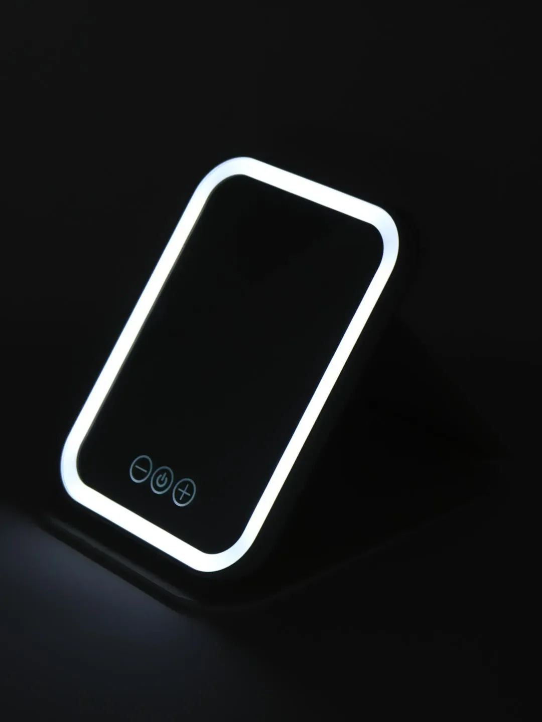 Белый косметическое зеркало-планшет для макияжа со светодиодной LED подсветкой