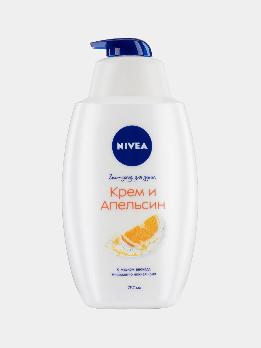 NIVEA Гель-уход для душа "Крем Апельсин" 750 мл