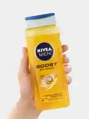 NIVEA MEN Гель для душа  Boost 3в1 для тела, лица и волос, 500 мл