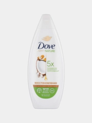 Бессульфатный крем-гель для душа Dove "Восстановление" кокос и миндальное молочко, 250 мл