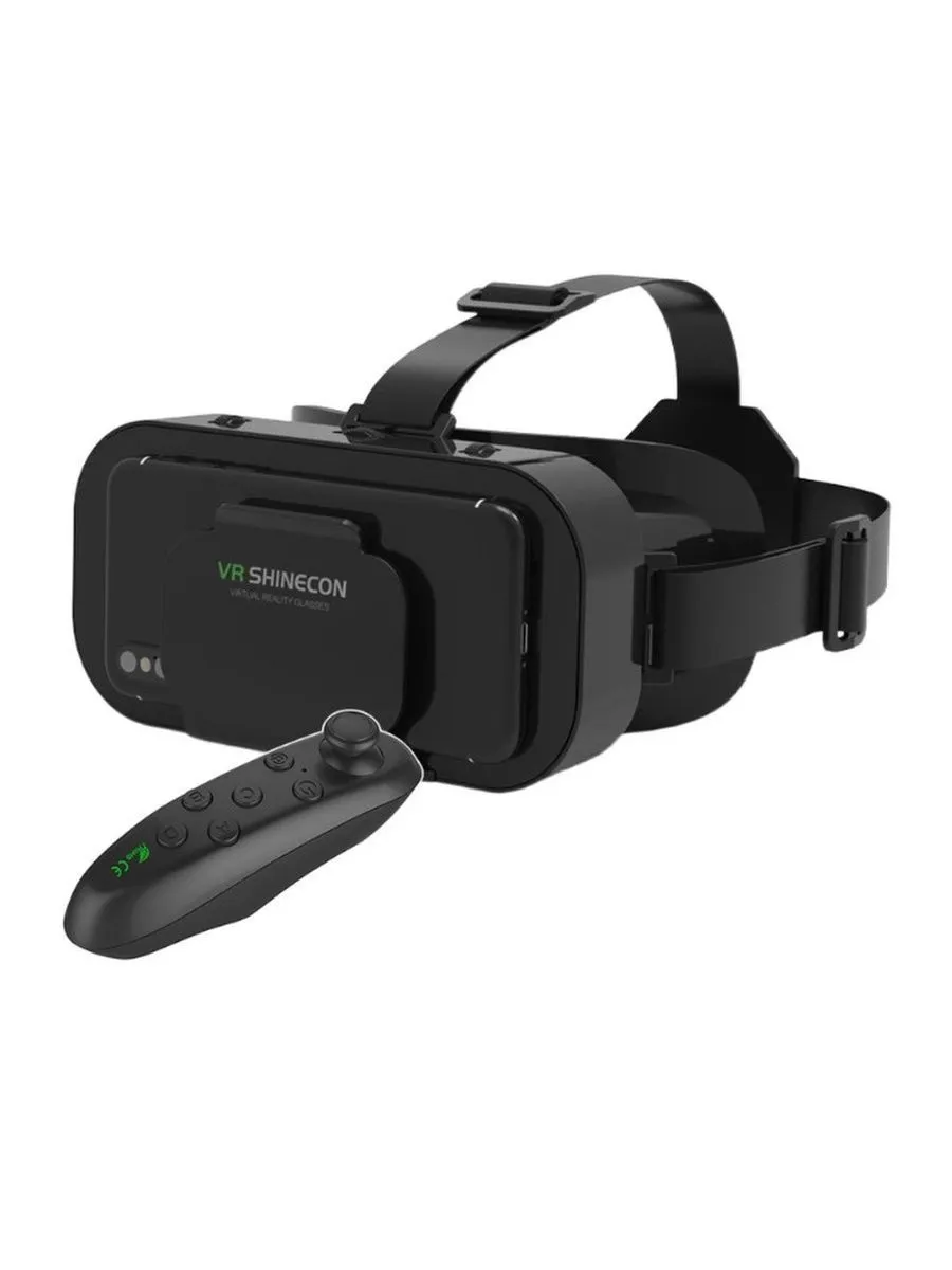 Очки виртуальной реальности VR SHINECON G05pro с блютуз джойстиком купить  по цене 1490 ₽ в интернет-магазине Магнит Маркет