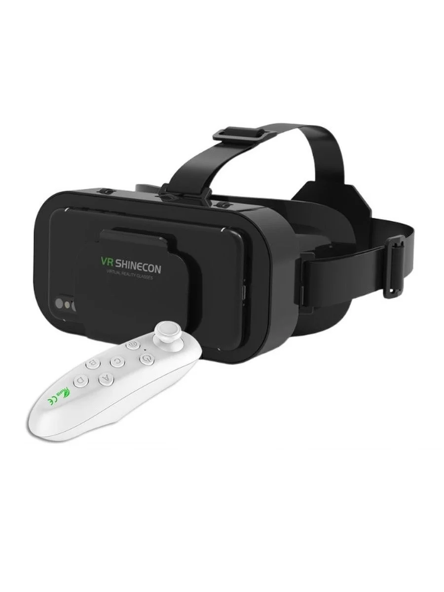 Угольный очки виртуальной реальности VR SHINECON G05pro с блютуз джойстиком
