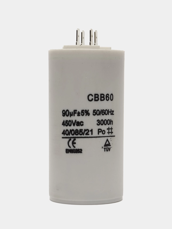 Конденсатор CBB60  60-100uF 450V (4 клеммы, без болта)