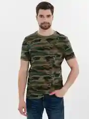 Зеленый футболка мужская N.O.A. трикотажная