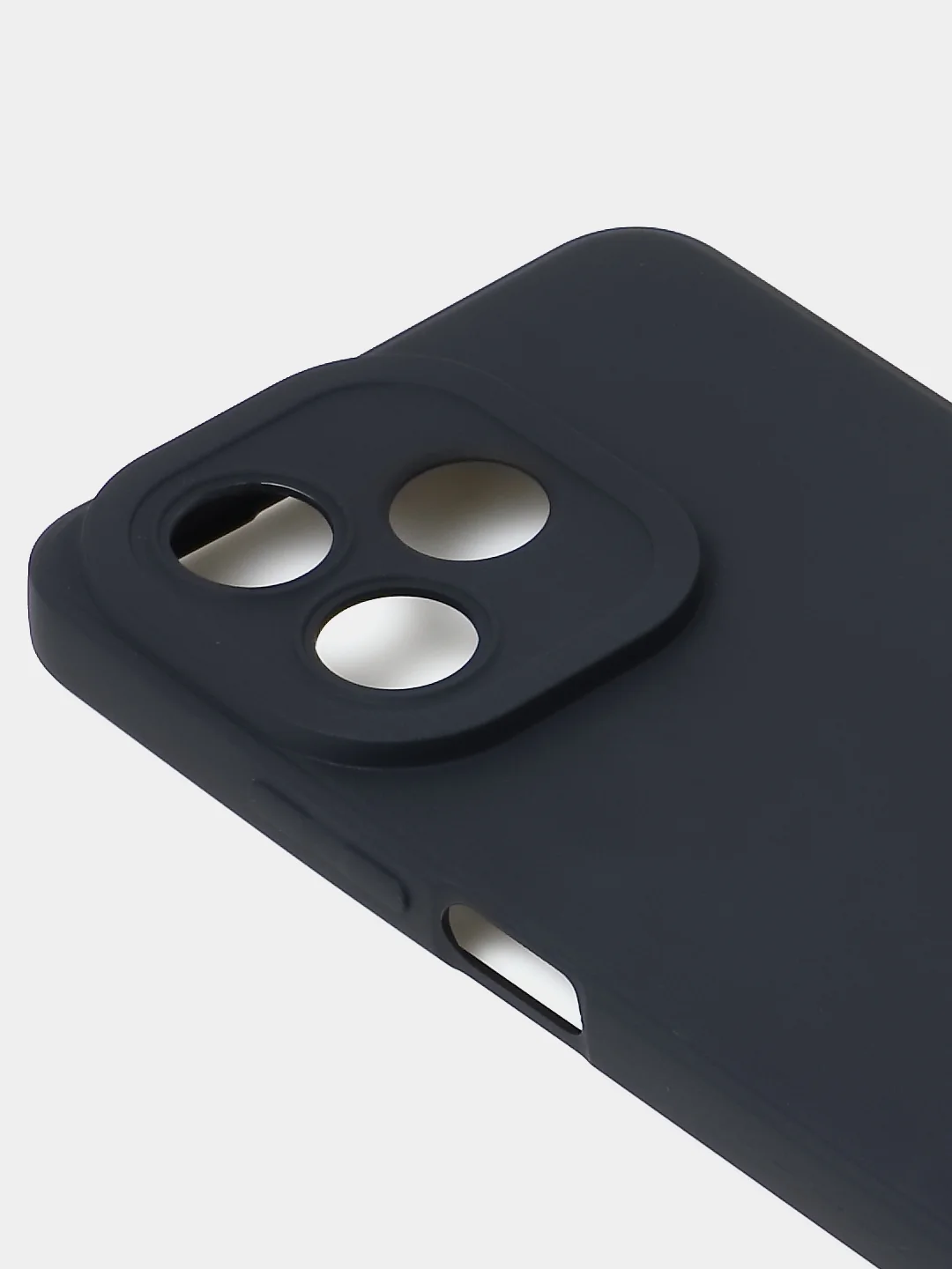Угольный чехол для Realme Note 50 / Realme C51 / Realme C53 / Realme Narzo N53 книжка, накладка