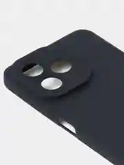 Угольный чехол для Realme Note 50 / Realme C51 / Realme C53 / Realme Narzo N53 книжка, накладка