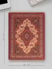 Бордовый восточный игровой коврик для компьютерной мыши КАРТОФАН с бахромой и рисунком текстильный