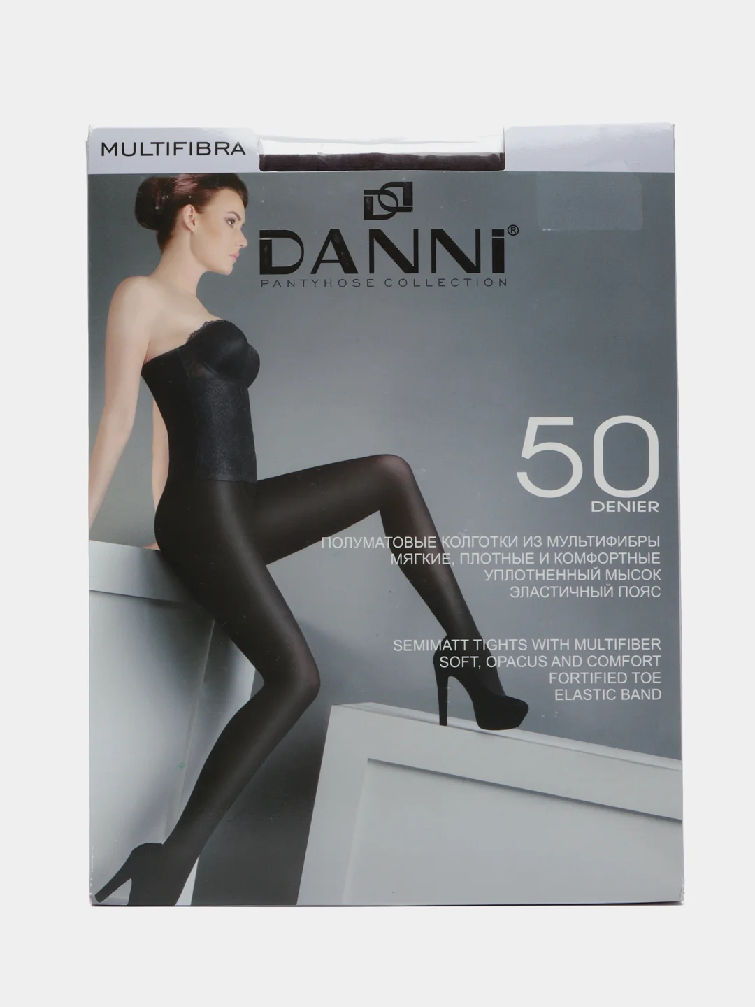 Светло-коричневый колготки женские Danni Multifibra 50 Den