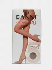 Бежевый колготки женские DANNI Optima 20 den, 5 пар
