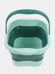 Мятный таз складной силиконовый, ванночка массажная для ног, ведро складное