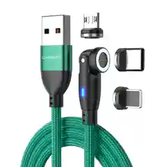 USB кабель магнитный для быстрой зарядки 3 А и передачи данных Charguide 9 pin QC 3.0