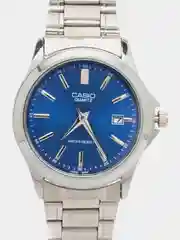 Серебряный часы CASIO мужские на браслете
