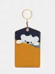 Синий бейдж для пропуска и карт