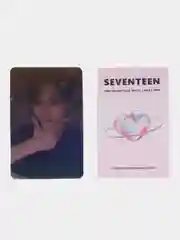 Бежевый карточки K-pop Seventeen, HIPHOP FOTO CARD, карты коллекционные, 55 шт, севентин, к-поп