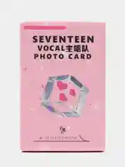 Розовый карточки K-pop Seventeen, HIPHOP FOTO CARD, карты коллекционные, 55 шт, севентин, к-поп