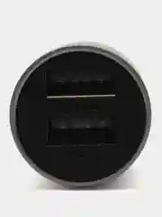 Прикуриватель металлический в автомобиль ВАЗ удлиненный АЗУ 2.4А, 2 USB (металл)