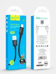 Красный кабель Hoco X89 Type-C USB, 3А, быстрая зарядка и передача данных на Андроид
