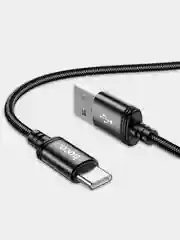 Красный кабель Hoco X89 Type-C USB, 3А, быстрая зарядка и передача данных на Андроид