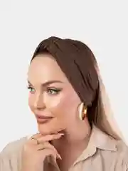 Шоколадный повязка трикотажная "Лапша"