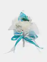 Бирюзовый бутоньерка для жениха, бутоньерка для свидетелей