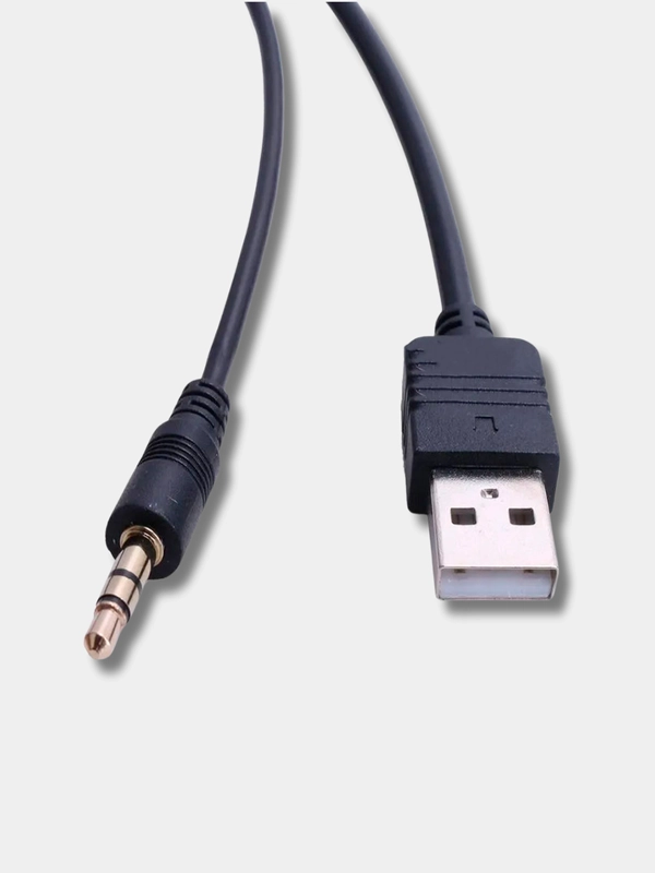 Кабель USB-AUX 3.5 мм jack, 1 метр