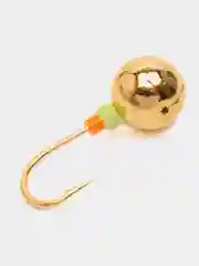 Золотой мормышка для рыбалки Шар, набор 2 шт