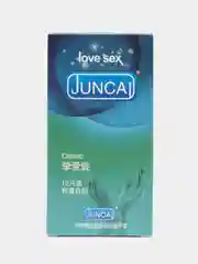 Голубой презервативы Juncal, с интимной смазкой, ультратонкие, 12/10 штук