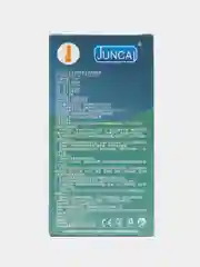 Голубой презервативы Juncal, с интимной смазкой, ультратонкие, 12/10 штук