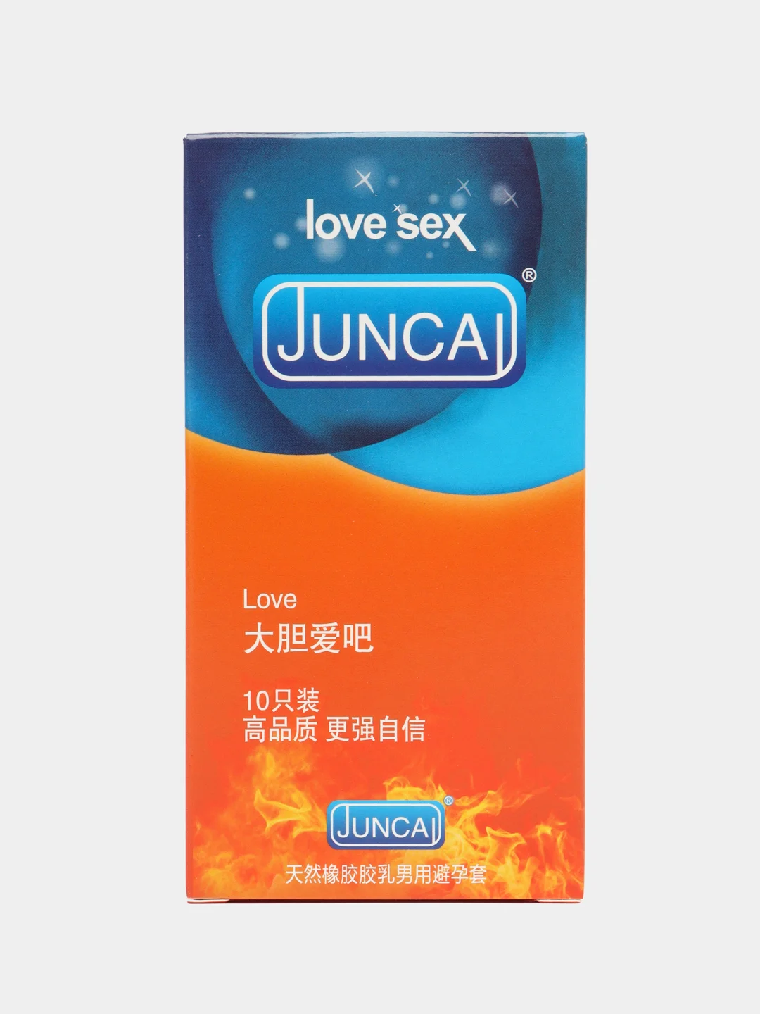 Оранжевый презервативы Juncal, с интимной смазкой, ультратонкие, 12/10 штук