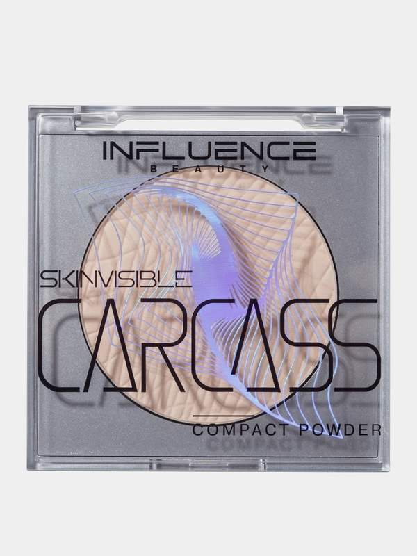 Пудра Influence Beauty SKINVISIBLE CARCASS, матовый финиш, тон 01, бело-бежевый, 4,2 г