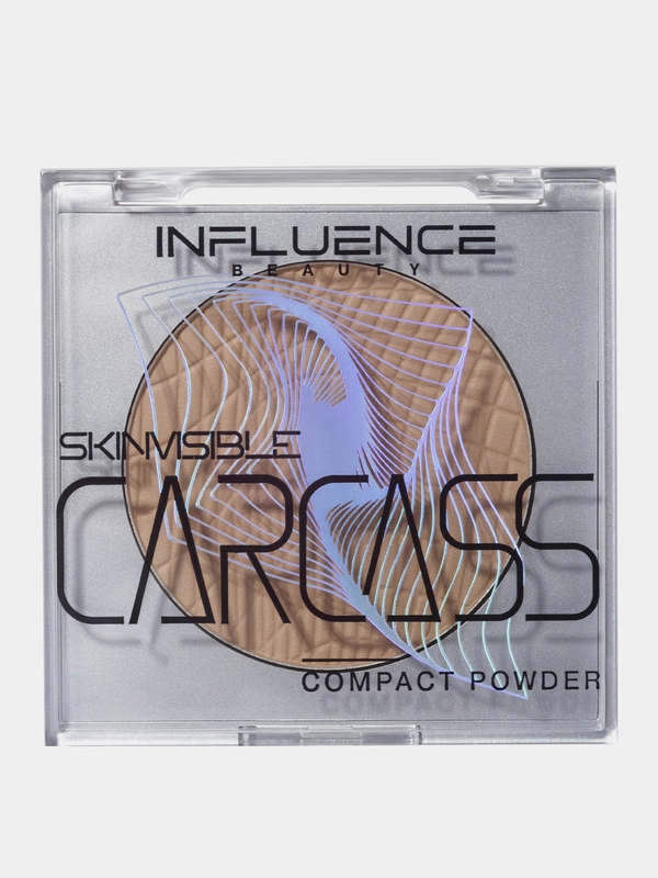 Пудра Influence Beauty SKINVISIBLE CARCASS, матовый финиш, тон 04, темно-бежевый, 4,2 г