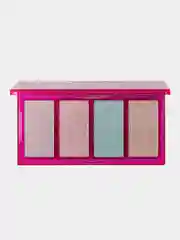 Палетка хайлайтеров Influence Beauty SPECTR, 4 оттенка, влажный дуохромный финиш, 10 г