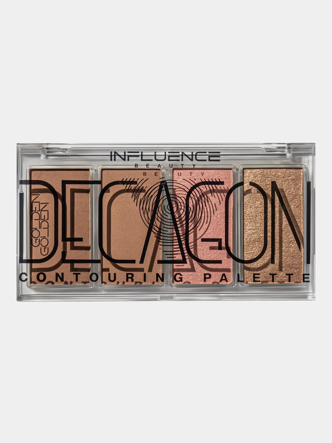 Палетка контуринга Influence Beauty GOLDEN DECAGON, идеальное скульптурирование лица, 10 г