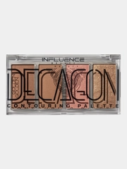 Палетка контуринга Influence Beauty GOLDEN DECAGON, идеальное скульптурирование лица, 10 г