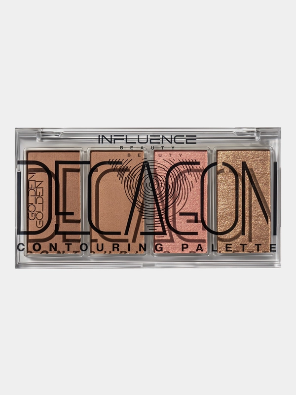 Палетка контуринга Influence Beauty GOLDEN DECAGON, идеальное скульптурирование лица, 10 г