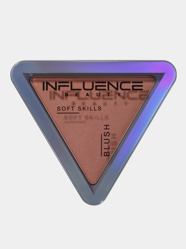 Румяна INFLUENCE BEAUTY SOFT SKILLS  легкая текстура, тон 02: персиковый с сиянием, 3г