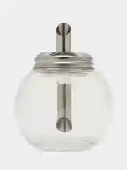 Сахарница с дозатором d=9см h=11см v=250мл (стекло/металл)