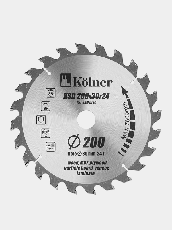 Пильный диск KOLNER KSD, 200*20/30*24
