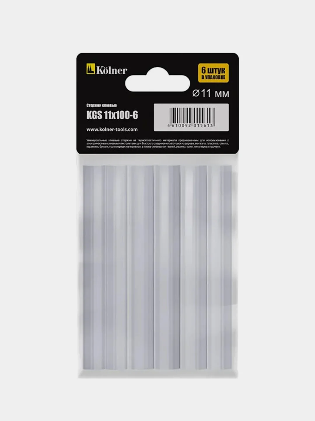 Стержни клеевые KOLNER KGS 11x100-6