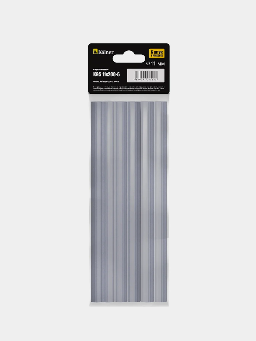 Стержни клеевые KOLNER KGS 11x200-6